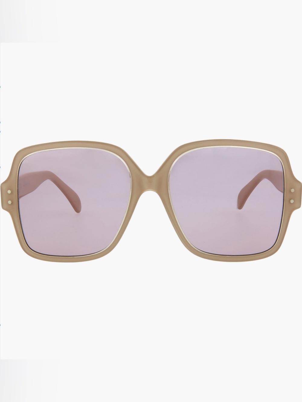 ALAÏA Oversized Square Women's Sunglasses in Beige